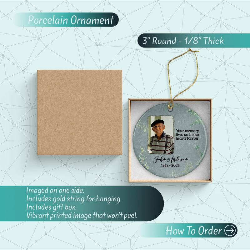 In Loving Memory Ceramic Ornament