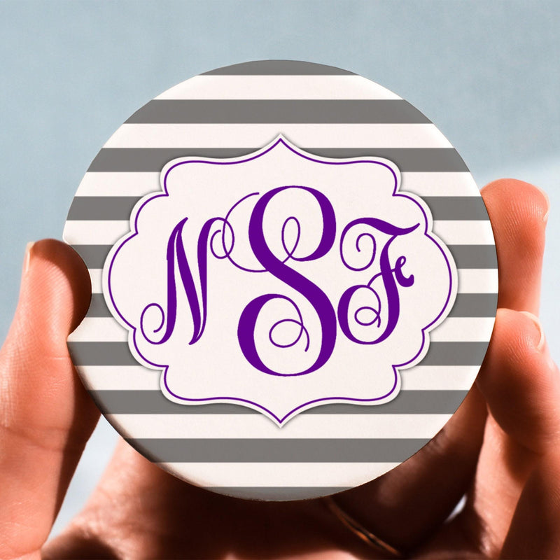 Custom Cute Car Coaster Set – Personalized Car Decor Accessories