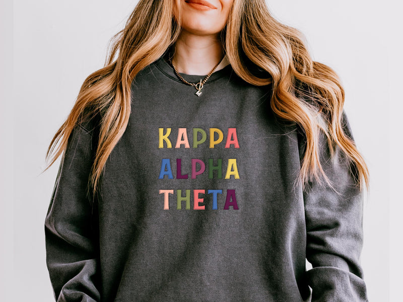 Kappa Alpha Theta Sweatshirt – Big Little Sorority Gift