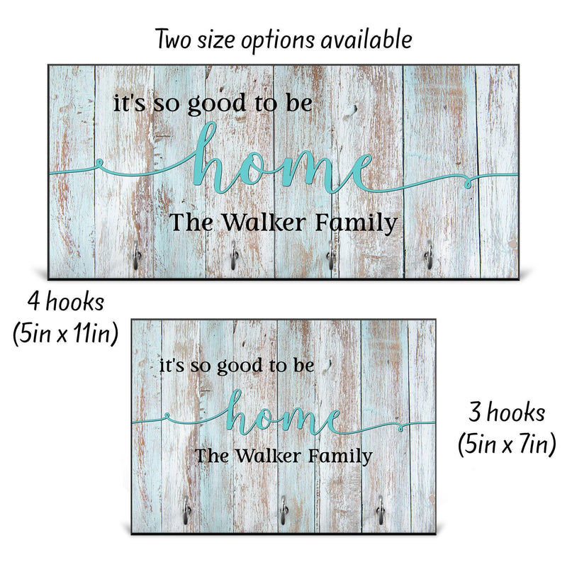 Personalized Key Holder for Wall: Boho Home Decor