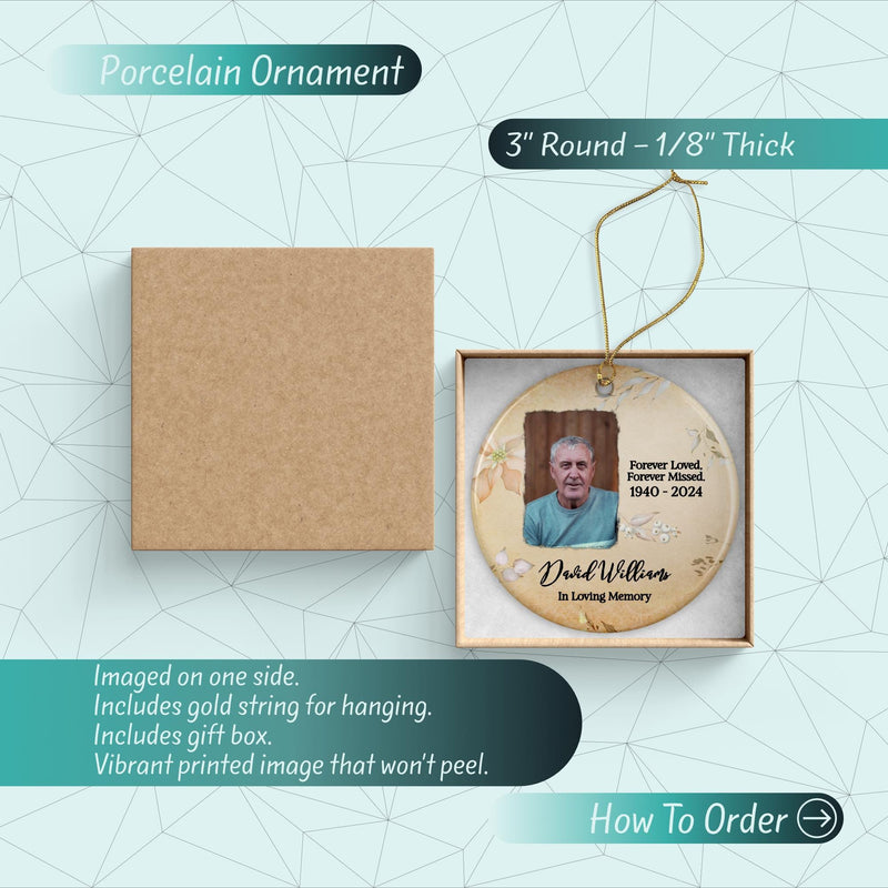 In Loving Memory Ceramic Ornament