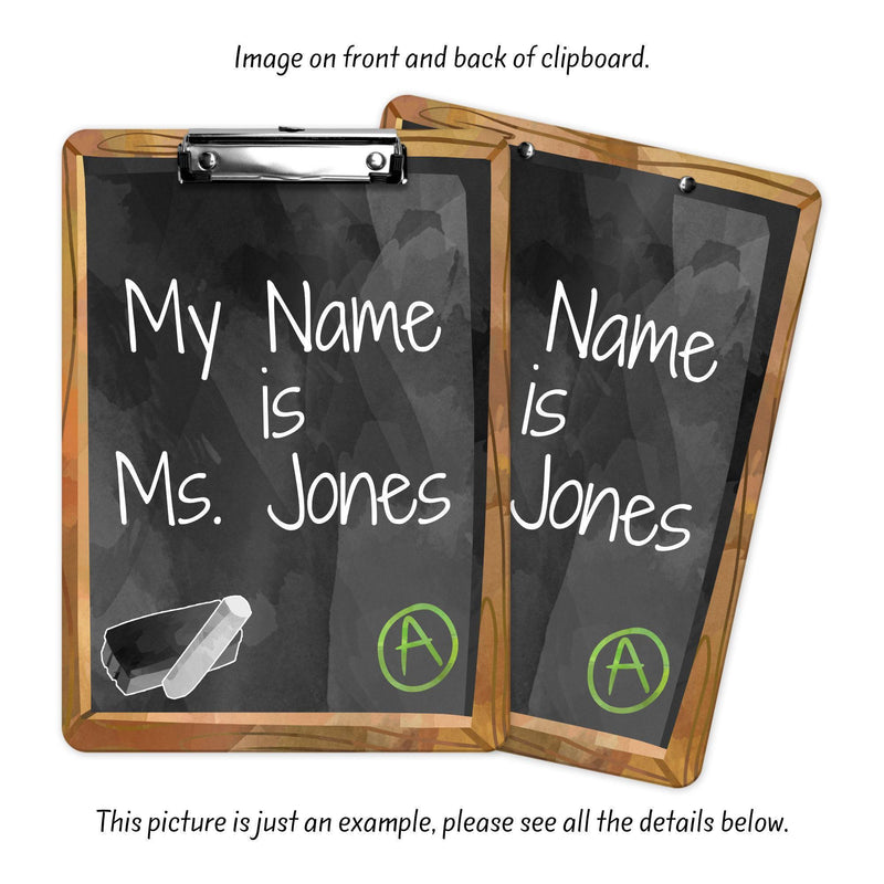 Personalized Teacher Clipboard: Perfect Back To School & Teacher Appreciation Gift, CB41