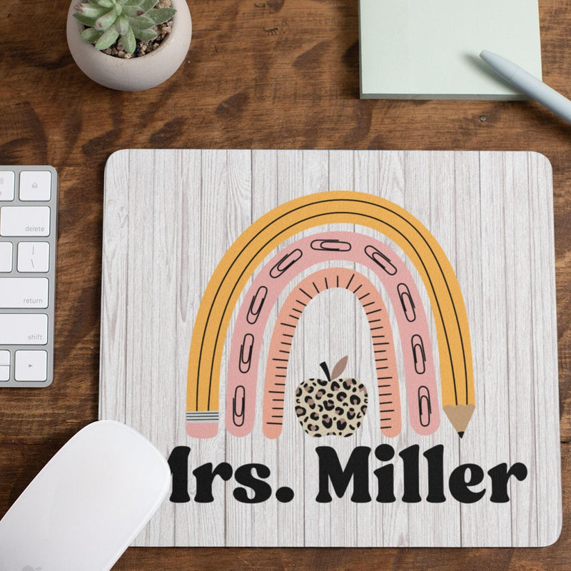 Teacher Mousepad - Custom Teacher Appreciation Gift for Back to School