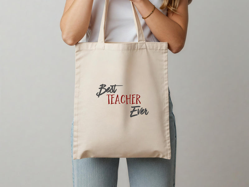 Personalized Teacher Tote Bag – Custom Appreciation Gift for Your Favorite Teacher, TG13