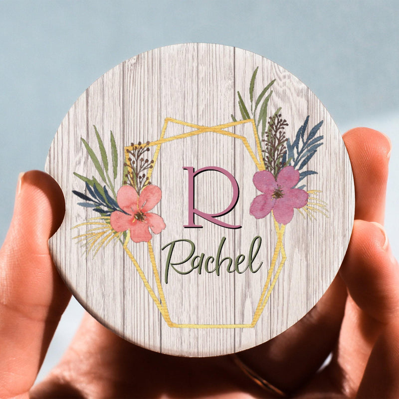 Car Coasters, Fearfully And Wonderfully Made, Personalized Gift, Anniversary Gift, Monogram Coasters, Wedding Gift,Car Accessories,CC53