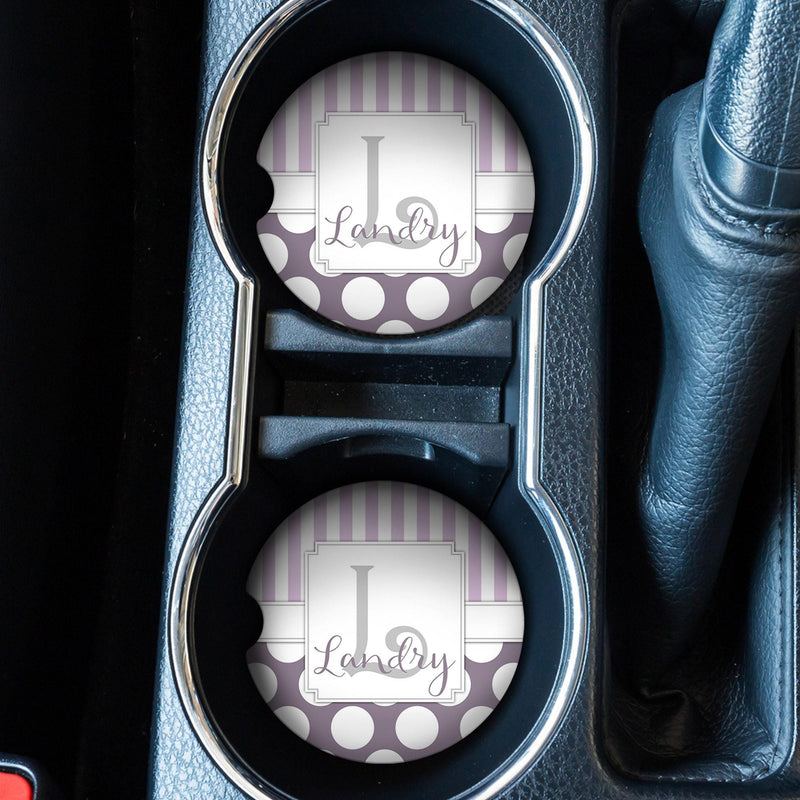 Custom Cute Car Coaster Set – Personalized Car Decor Accessories