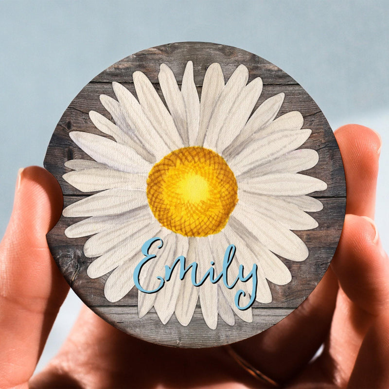 Daisy Car Coasters Gift for Her Mothers Day Gift Wedding Favors Best Friends Gifts Graduation Gift Gifts for Mom Sister Gift, CC81