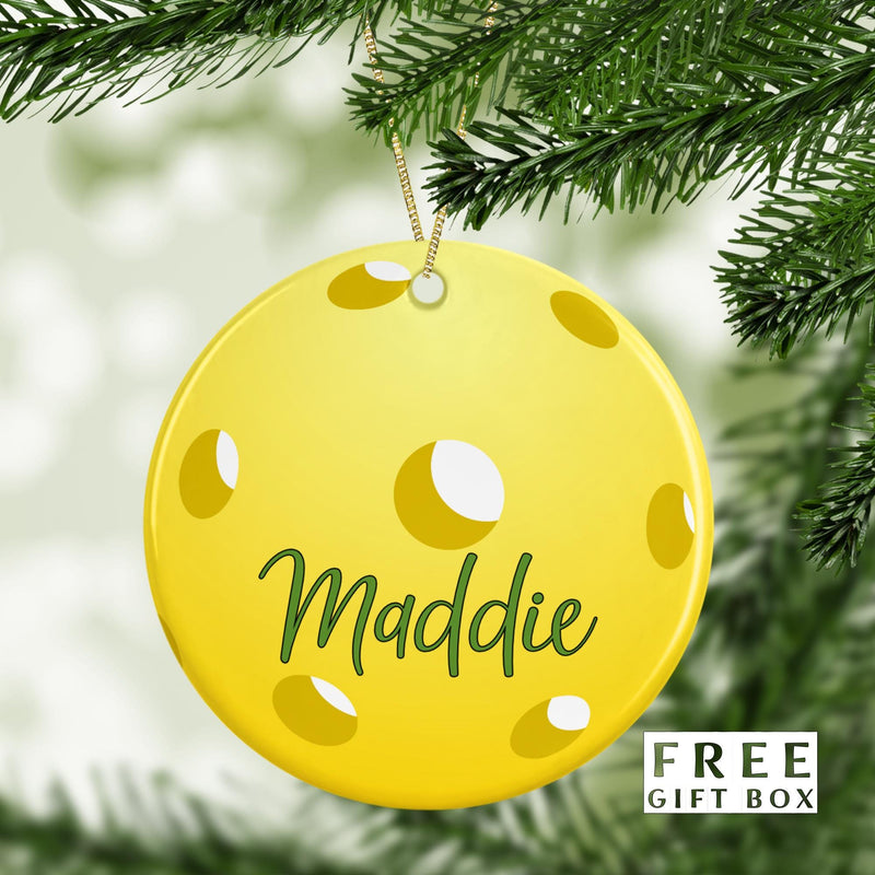 Pickleball Ornaments - Sports Keepsake and Unique Stocking Stuffer