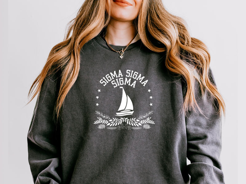 Tri Sigma Sweatshirt – Sigma Sigma Sigma Big Little Sorority Gift