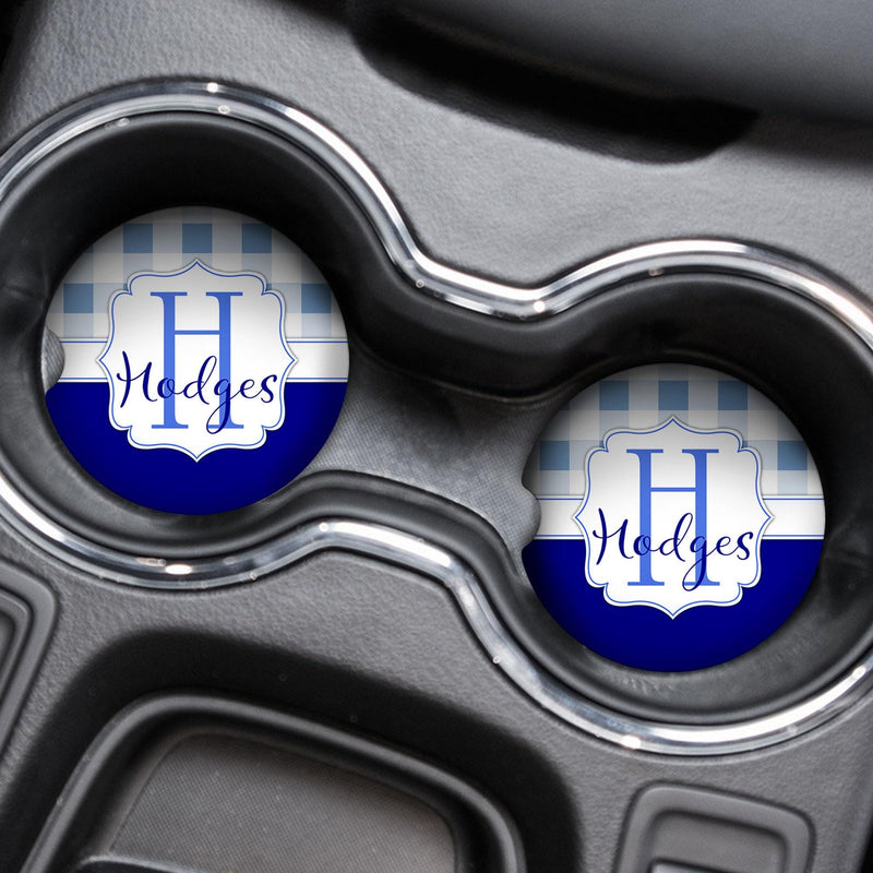 Custom Cute Car Coaster Set – Personalized Car Decor Accessories