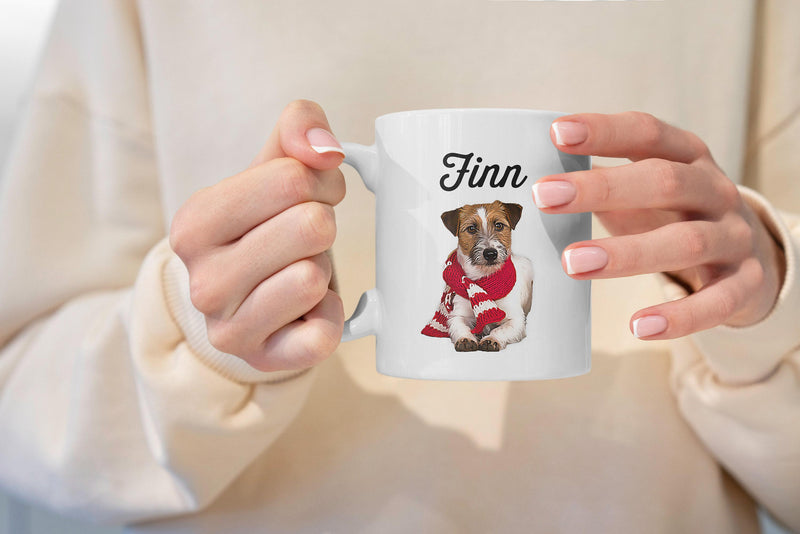 Custom Pet Portrait Mug: Personalized Dog & Cat Lover Gift
