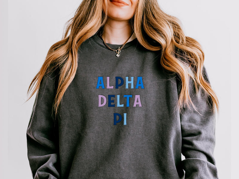Alpha Delta Pi Sweatshirt – Big Little Sorority Gift
