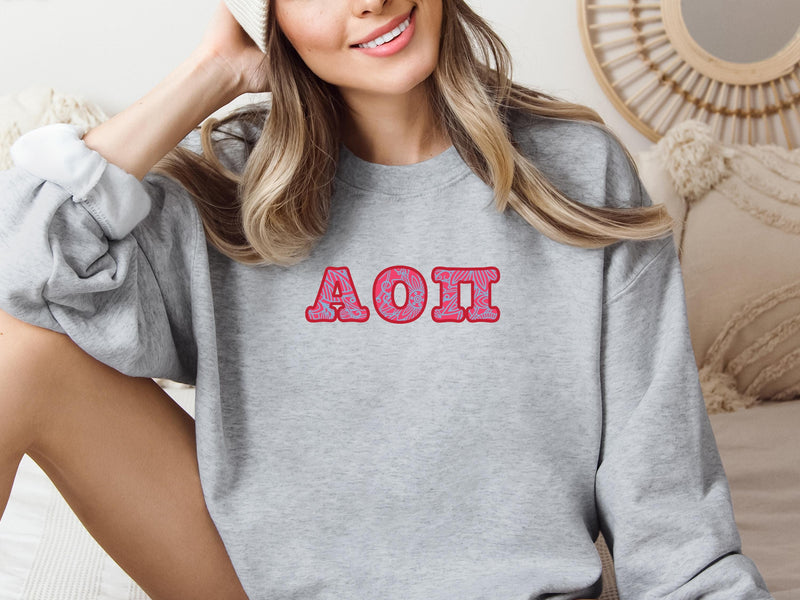 Alpha Omicron Pi Sweatshirt – Big Little Sorority Gift