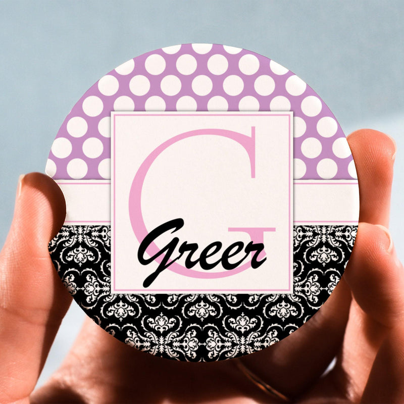 Custom Cute Car Coaster Set – Personalized Car Decor Accessories