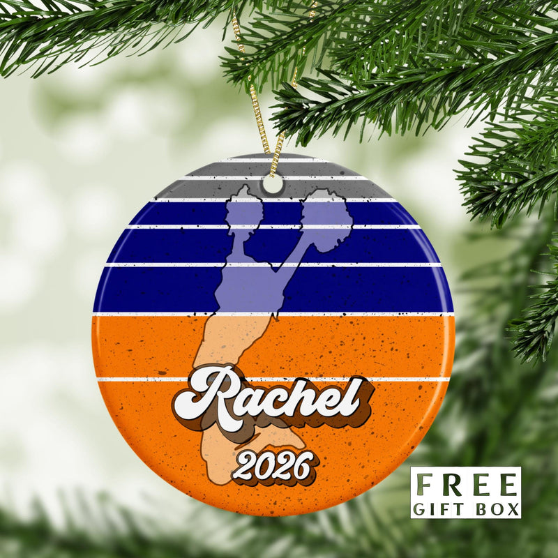 Cheerleader Ornament - Class of 2026 Graduation & Christmas Keepsake