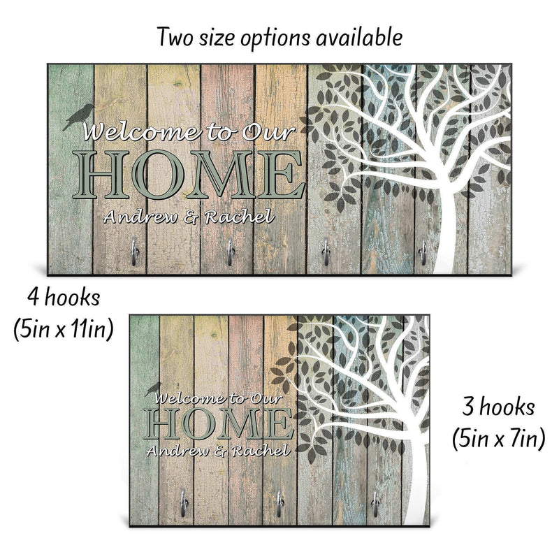 Key Holder for Wall, Wedding Gift, Welcome to Our Home, Anniversary Gift, Housewarming Gift, New Home, Key Holder, Key Hanger, KH42