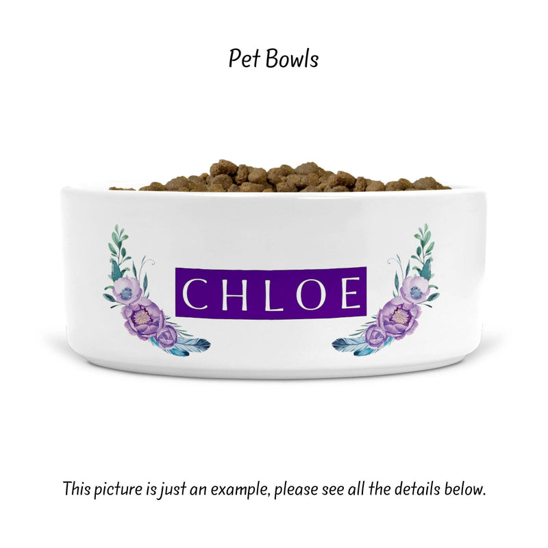 Pet Bowl, Dog Bowl, Cat Bowl, Dog Lover Gift, Cat Lover Gift, Dog Gift, Dog Accessories, Cat Gift, Dog Lover, Personalized Dog,PB01