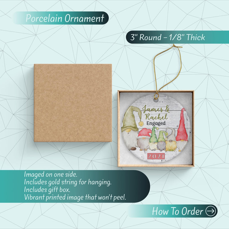 Gnome Family Ornament - Mr And Mrs Family Christmas Tree Decor