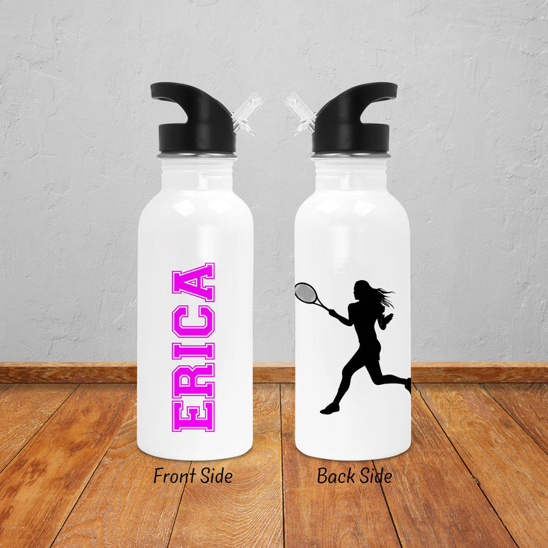 Tennis Gift, Tennis Water Bottle, Tennis Team, Team Gifts, Personalized Water Bottle, Sports Water Bottle, Water Bottle, SZ29