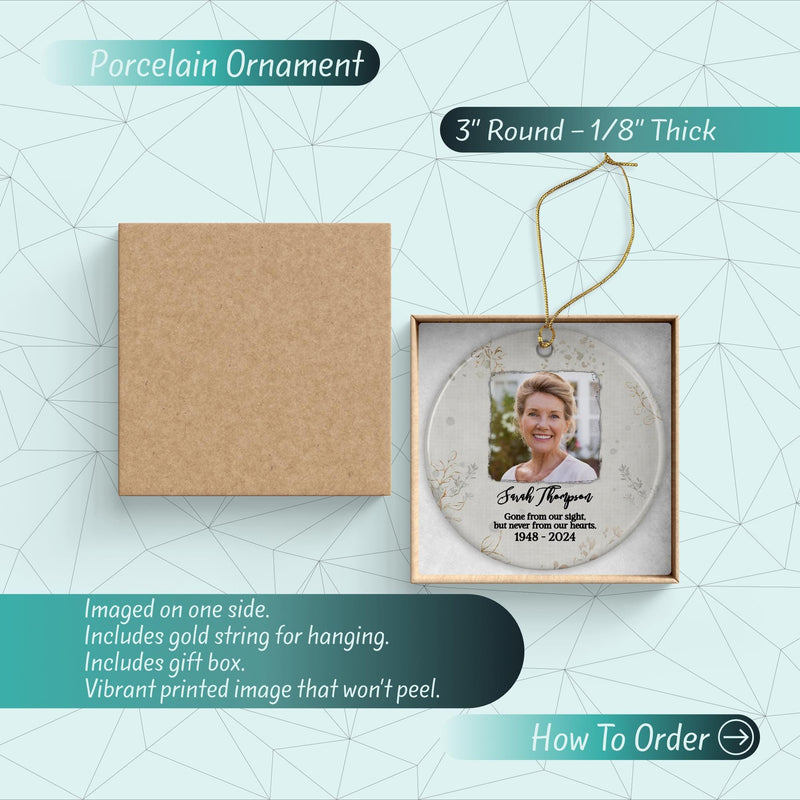 In Loving Memory Ceramic Ornament