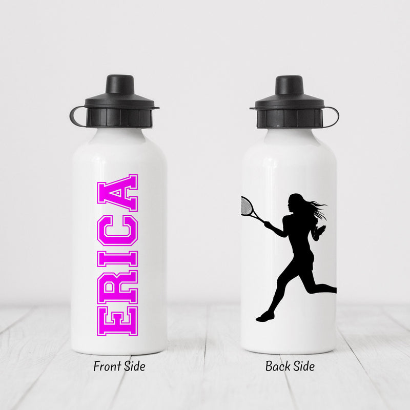 Tennis Gift, Gift for Her, Tennis Water Bottle, Tennis Team, Team Gifts, Personalized Water Bottle, Sports Water Bottle, Water Bottle, SB36