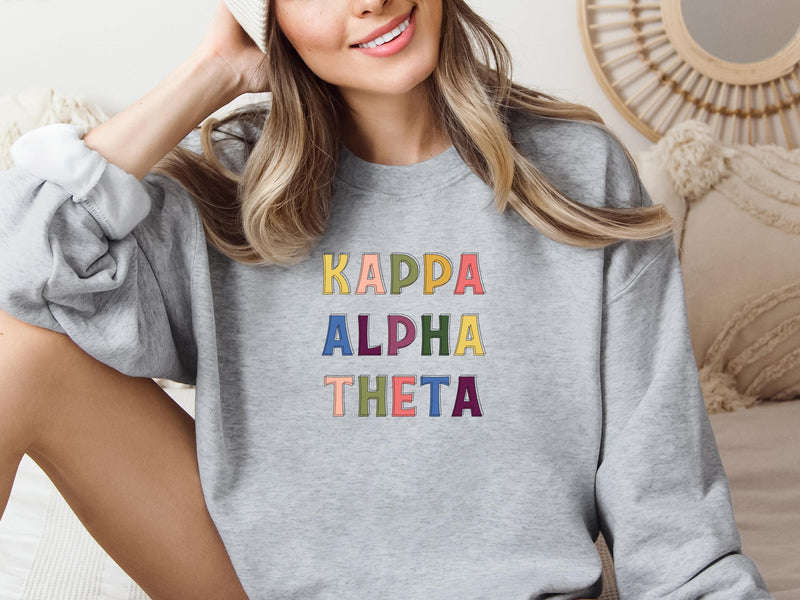 Kappa Alpha Theta Sweatshirt – Big Little Sorority Gift