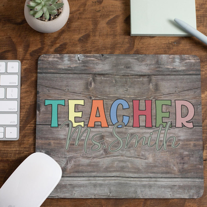 Teacher Mousepad - Custom Teacher Appreciation Gift for Back to School