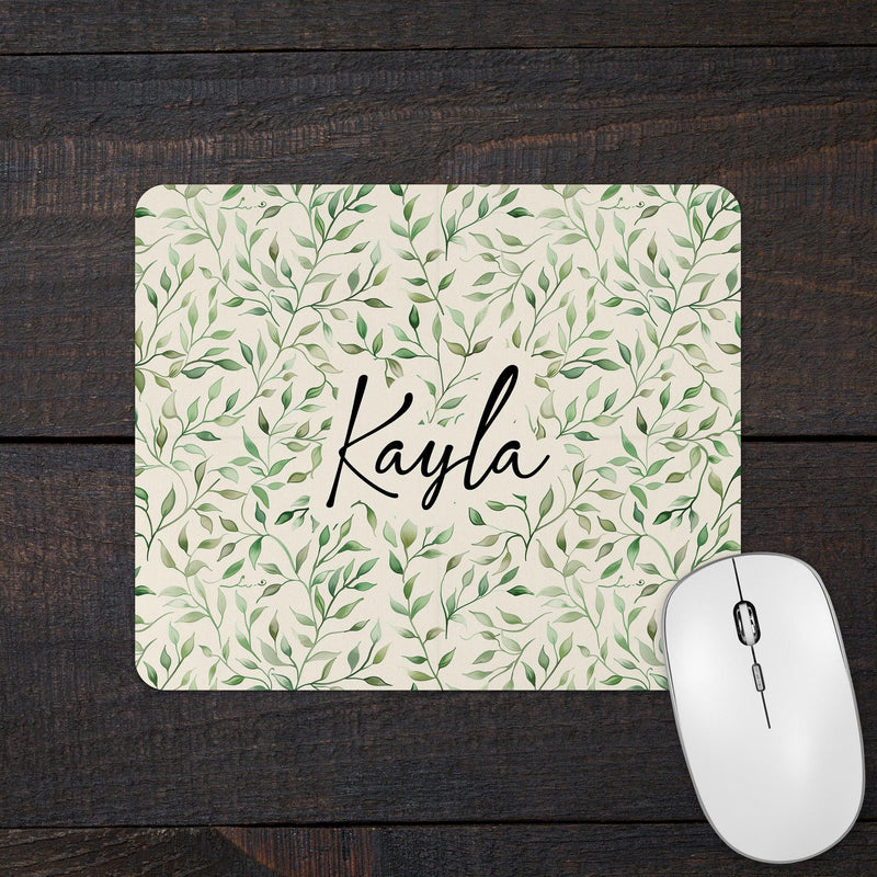 Retro Shabby Chic Mousepad – Office Gift & Desk Accessory