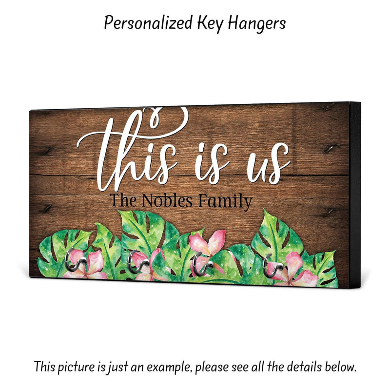 Key Holder for Wall, Wedding Gift, Gift for Her, Anniversary Gift, Housewarming Gift, New Home Gift, Home Decor, Key Holder, KH44