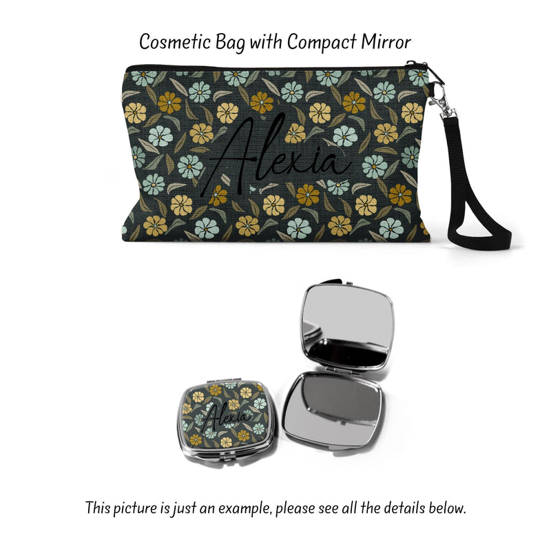 Summer Shabby Chic Makeup Bag – Bridesmaid & Best Friend Gift