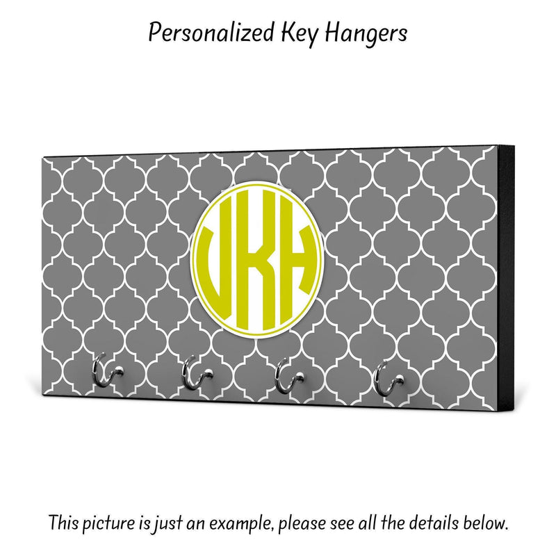 Personalized Housewarming Gift, New Home Gift, Key Holder, Key Rack, Key Hanger, Monogrammed Wedding Gift, Key Wall Organizer, KH20