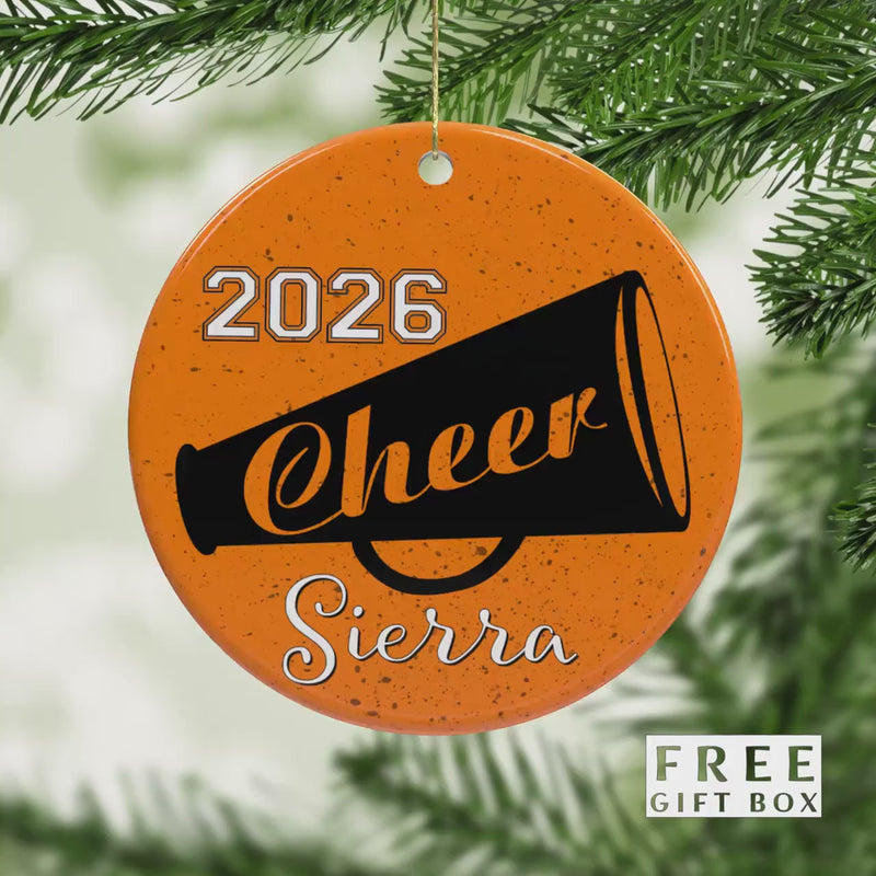Cheerleader Ornament - Perfect Graduation & Christmas Gift