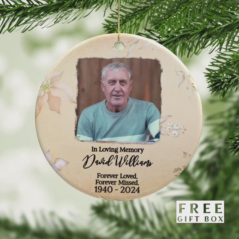 In Loving Memory Ceramic Ornament