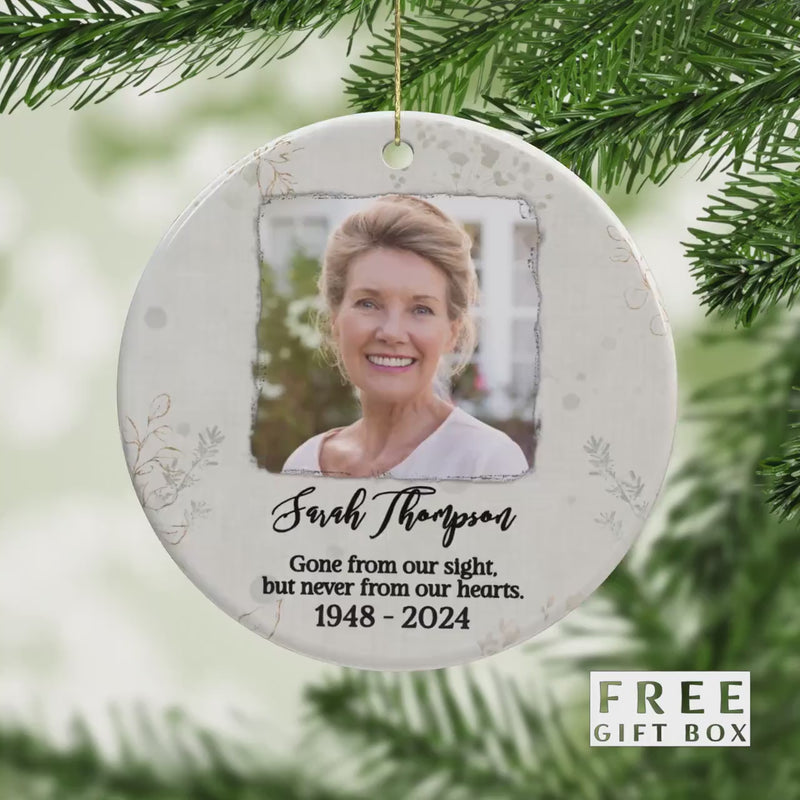 In Loving Memory Ceramic Ornament