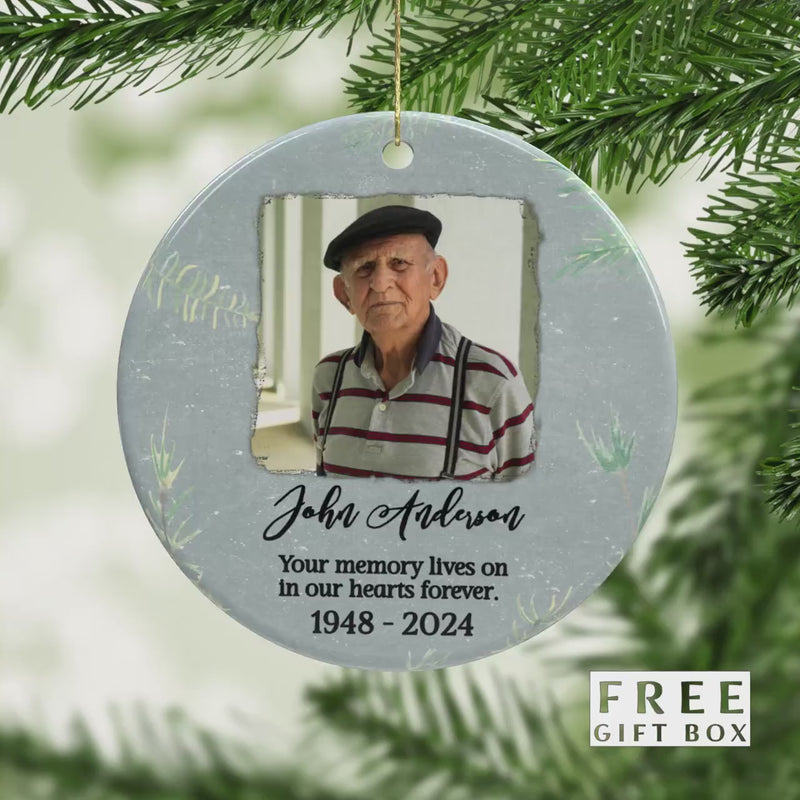 In Loving Memory Ceramic Ornament