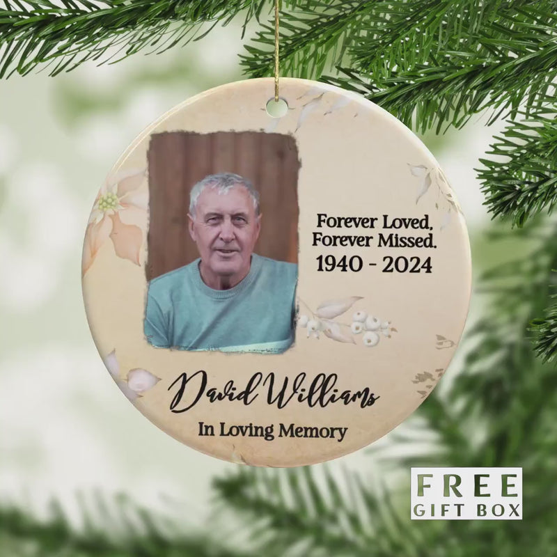 In Loving Memory Ceramic Ornament