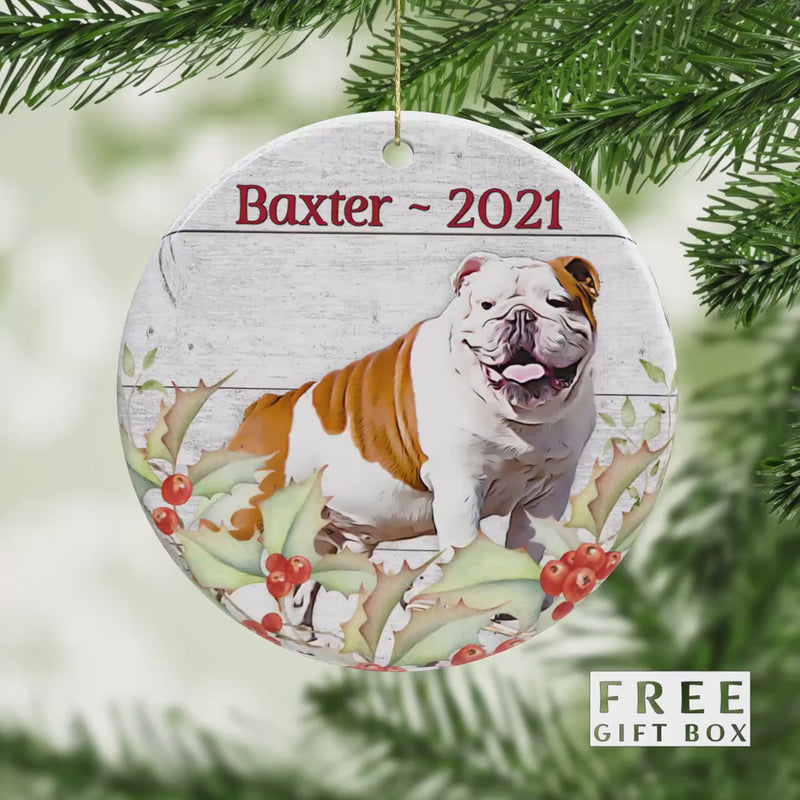 Custom Pet Ornament: Dog & Cat Memorial Keepsake