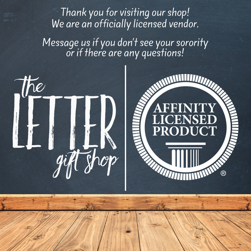 Alpha Delta Pi Car Coasters - Sorority Letters Merch, Perfect Big Little Sorority Gift