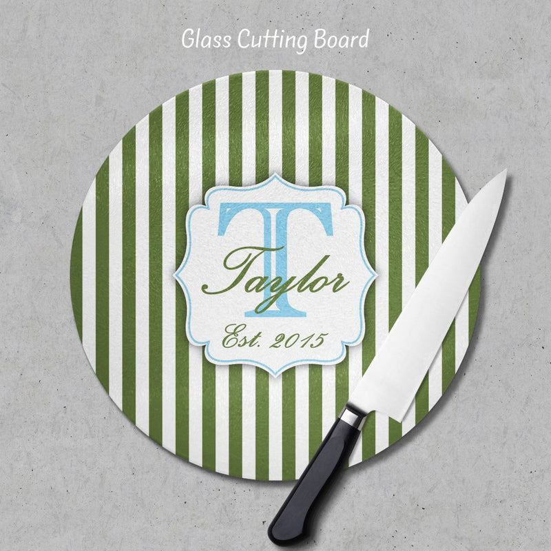 Personalized Glass Cutting Board, GC19