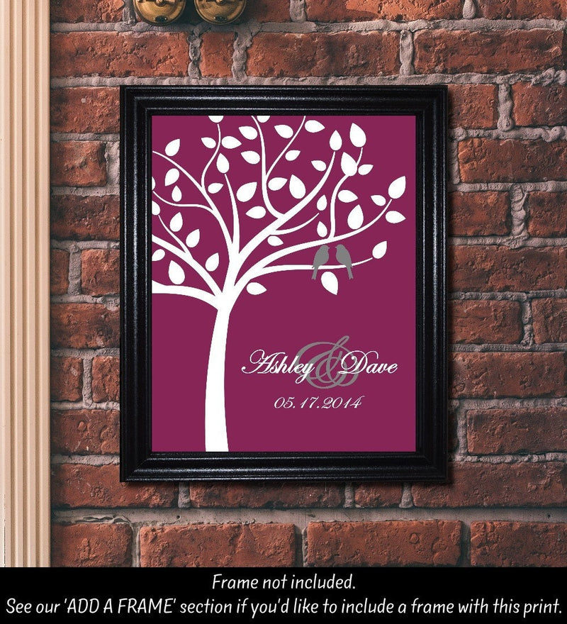 Custom Family Name Sign - Ideal Just Married, 50th Anniversary, Engagement & Wedding Shower Gift