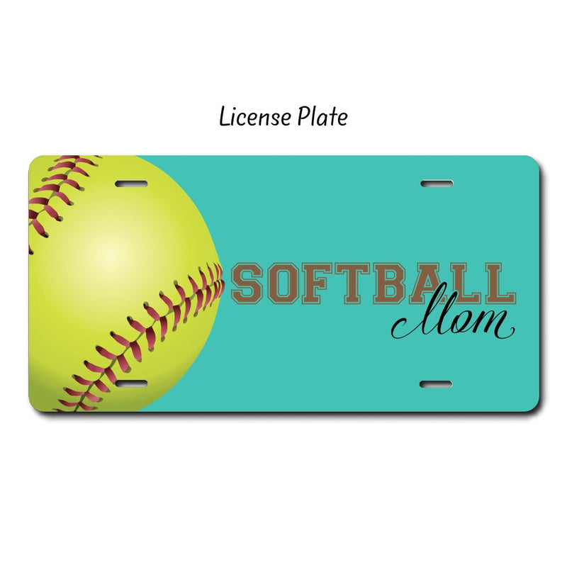 Softball License Plate, SL04
