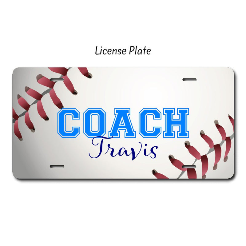 Baseball License Plate, SL01