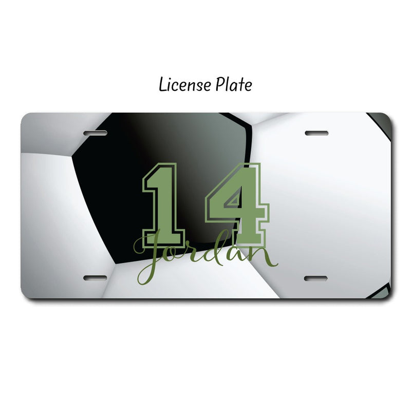 Soccer License Plate, SL08