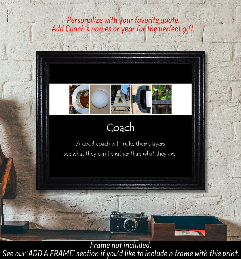 Volleyball Coach Print, Coach Print, Coach Sign, Coach Gift, Volleyball Coach Gift, Inspirational Quote, Volleyball - The Letter Gift Shop