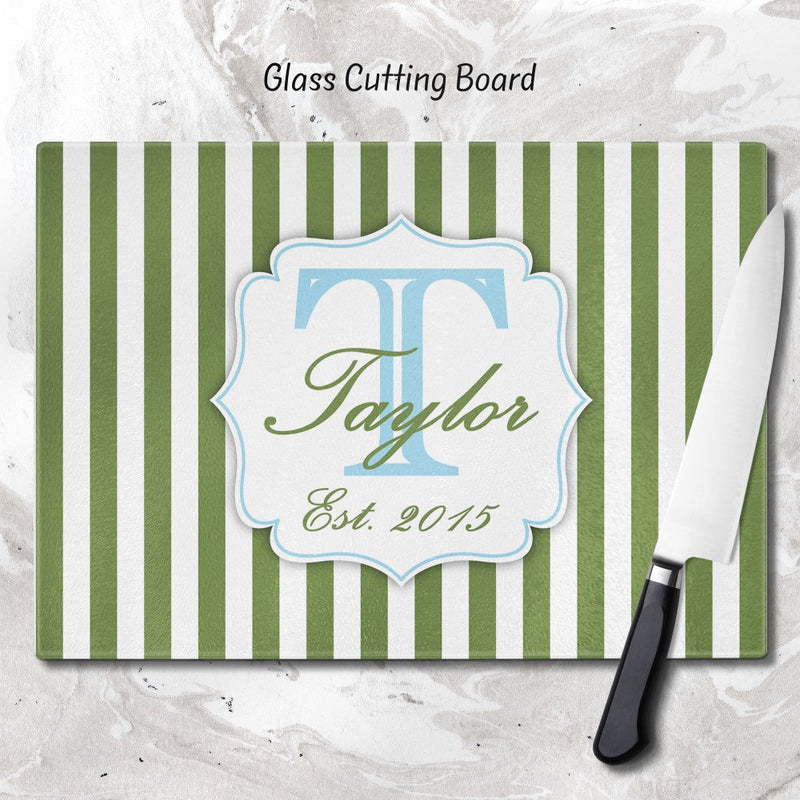 Personalized Glass Cutting Board, GC13