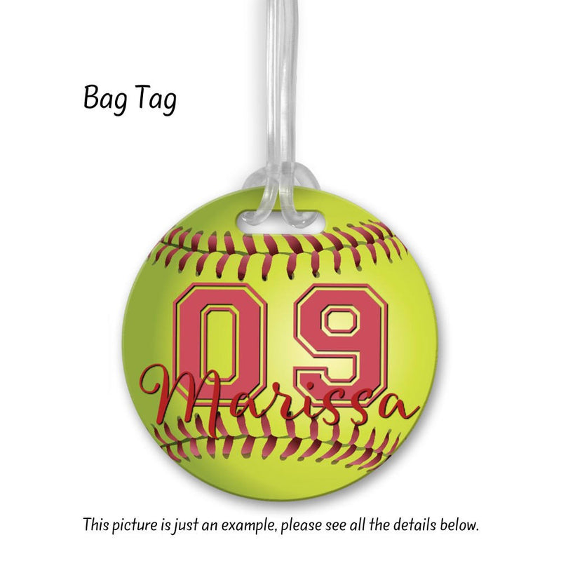Softball Bag Tag, ST12