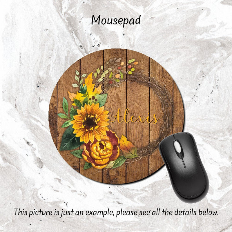 Autumn Personalized Mousepad, Mouse Pad, MP40