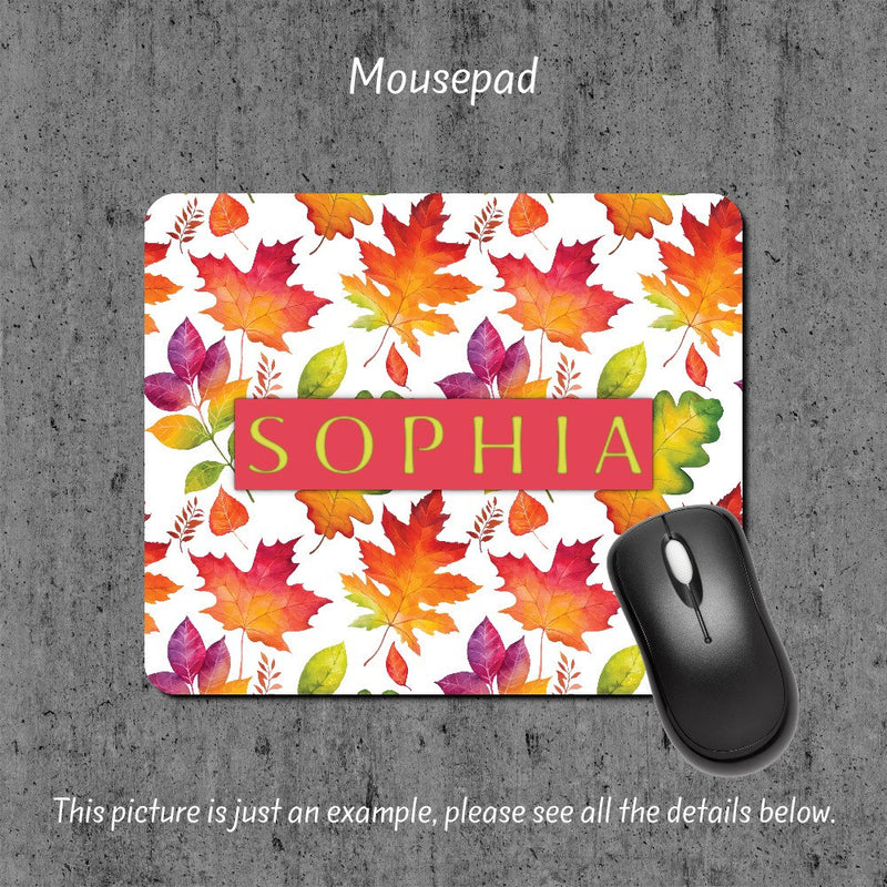 Autumn Personalized Mousepad, Mouse Pad, MP41