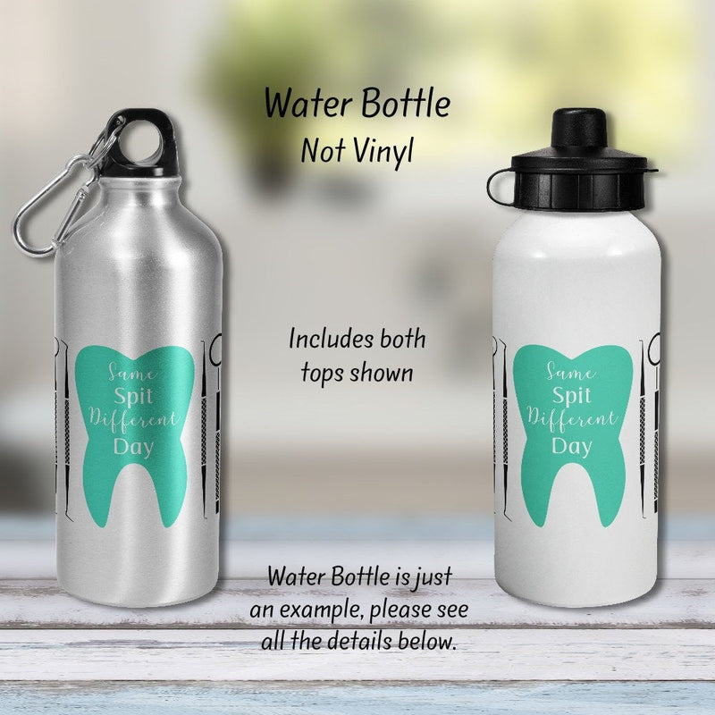 Dentist Gift, Gift for Her, Gift for Him, Dentist Water Bottle, Personalized Water Bottle, Water Bottle, Custom Water Bottle, DB10