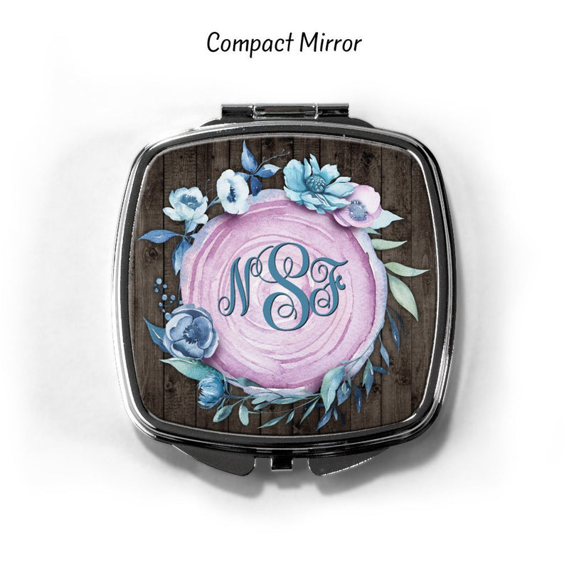 Boho Personalized Compact Mirror CP48